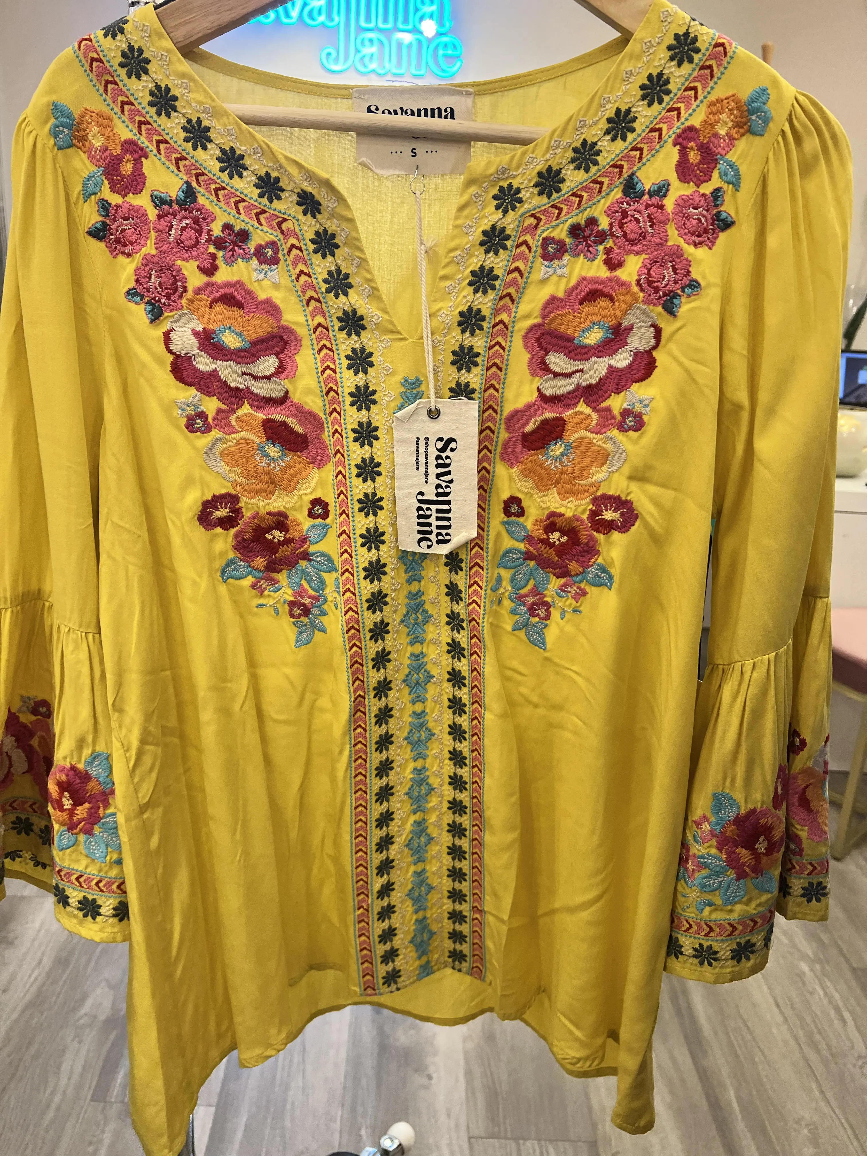 Marigold Floral Top | FINAL SALE