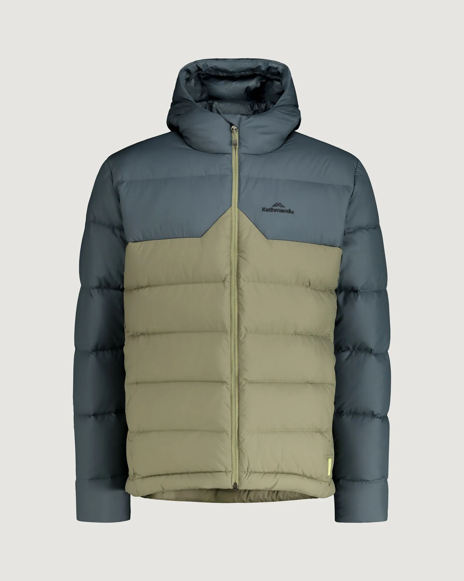 Men's Epiq Hooded Down Jacket - Light Night/Beech