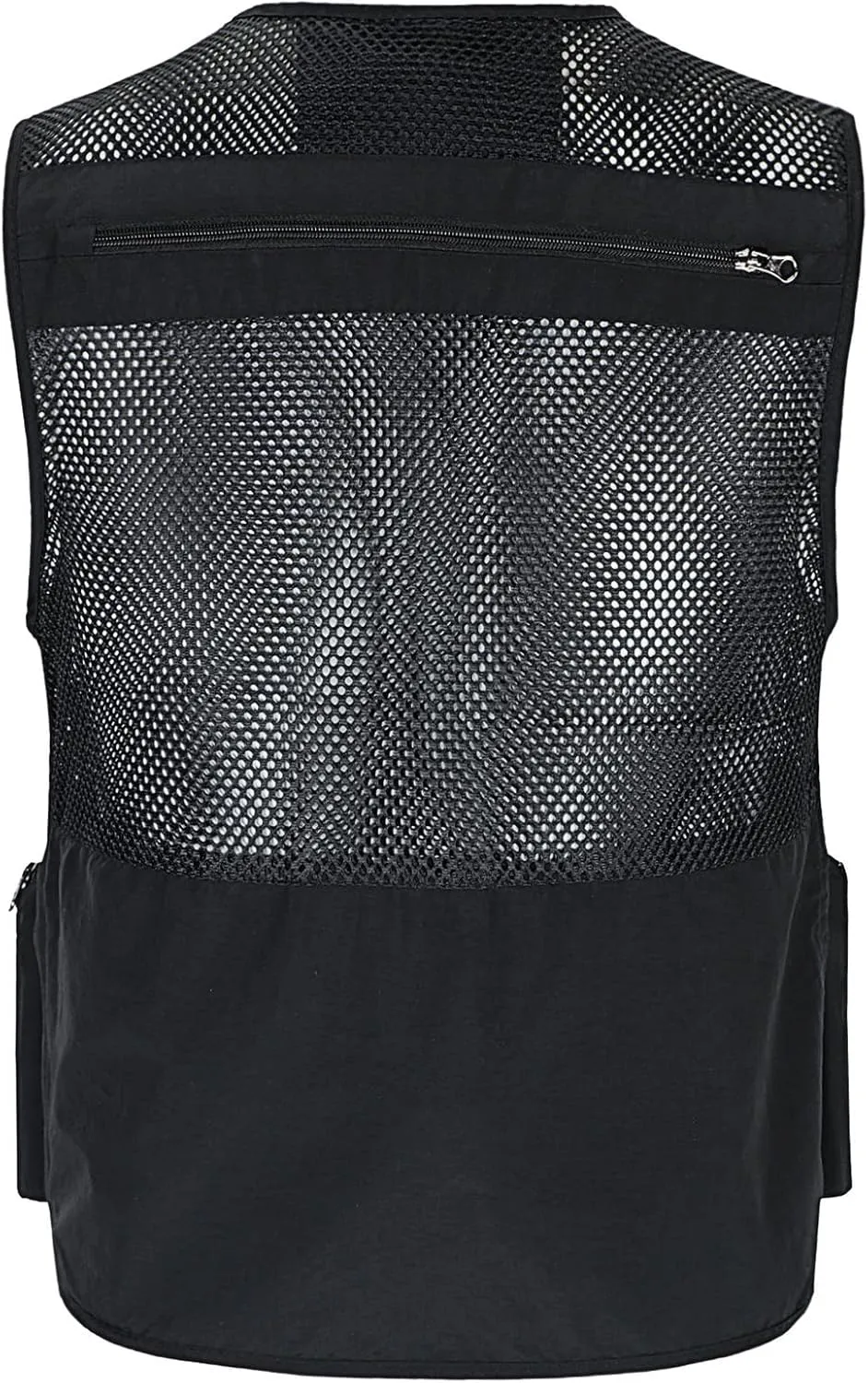 Men's Fishing Vest with Multi Pockets Summer Outdoor Mesh Vest Photography Travel Hiking Waistcoat Jacket