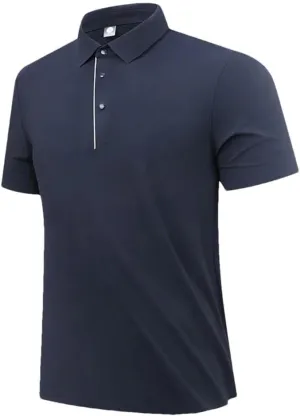 Men's Golf Shirts Short Sleeve Outdoor Sports Quick-Dry Shirts Business Breathable Polo Tops