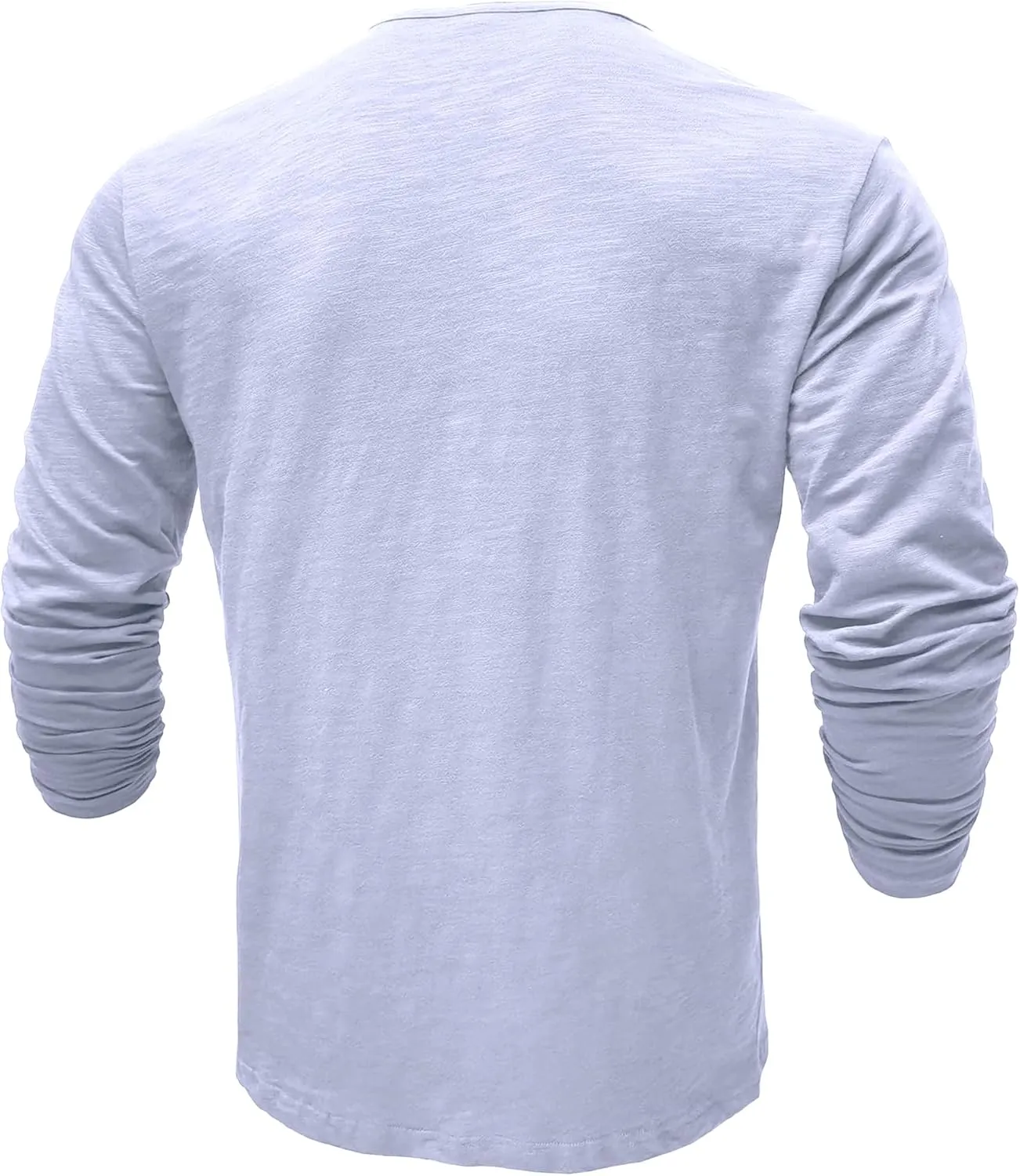 Mens Shirts Long Sleeve Tee Shirts Casual Button Down T-Shirts for Men S M L XL XXL
