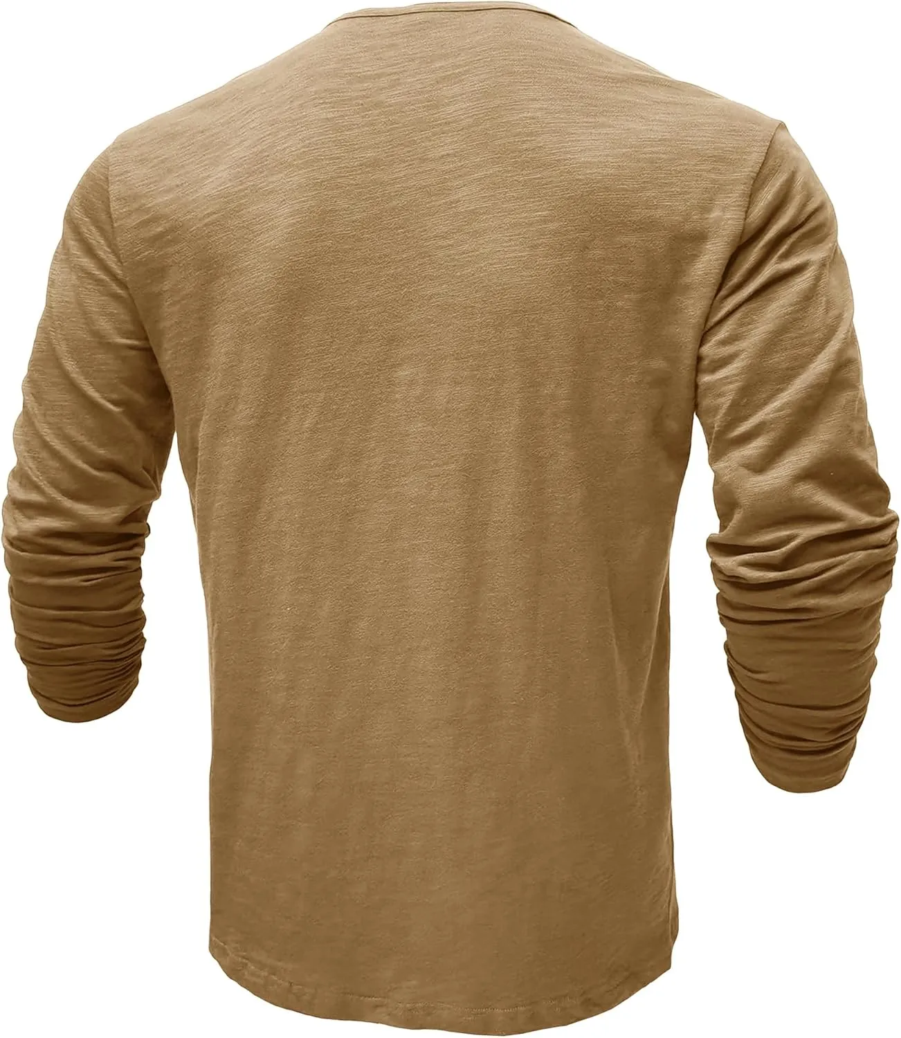 Mens Shirts Long Sleeve Tee Shirts Casual Button Down T-Shirts for Men S M L XL XXL