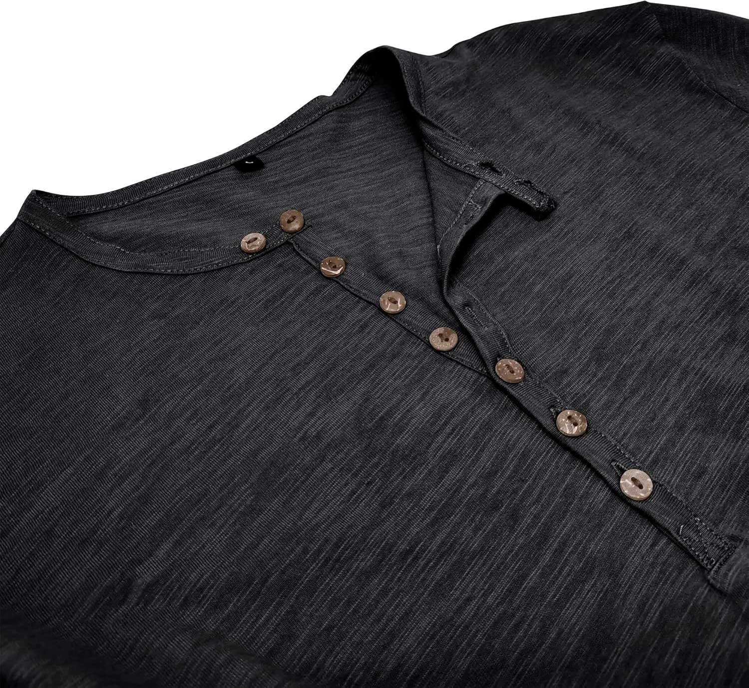 Mens Shirts Long Sleeve Tee Shirts Casual Button Down T-Shirts for Men S M L XL XXL
