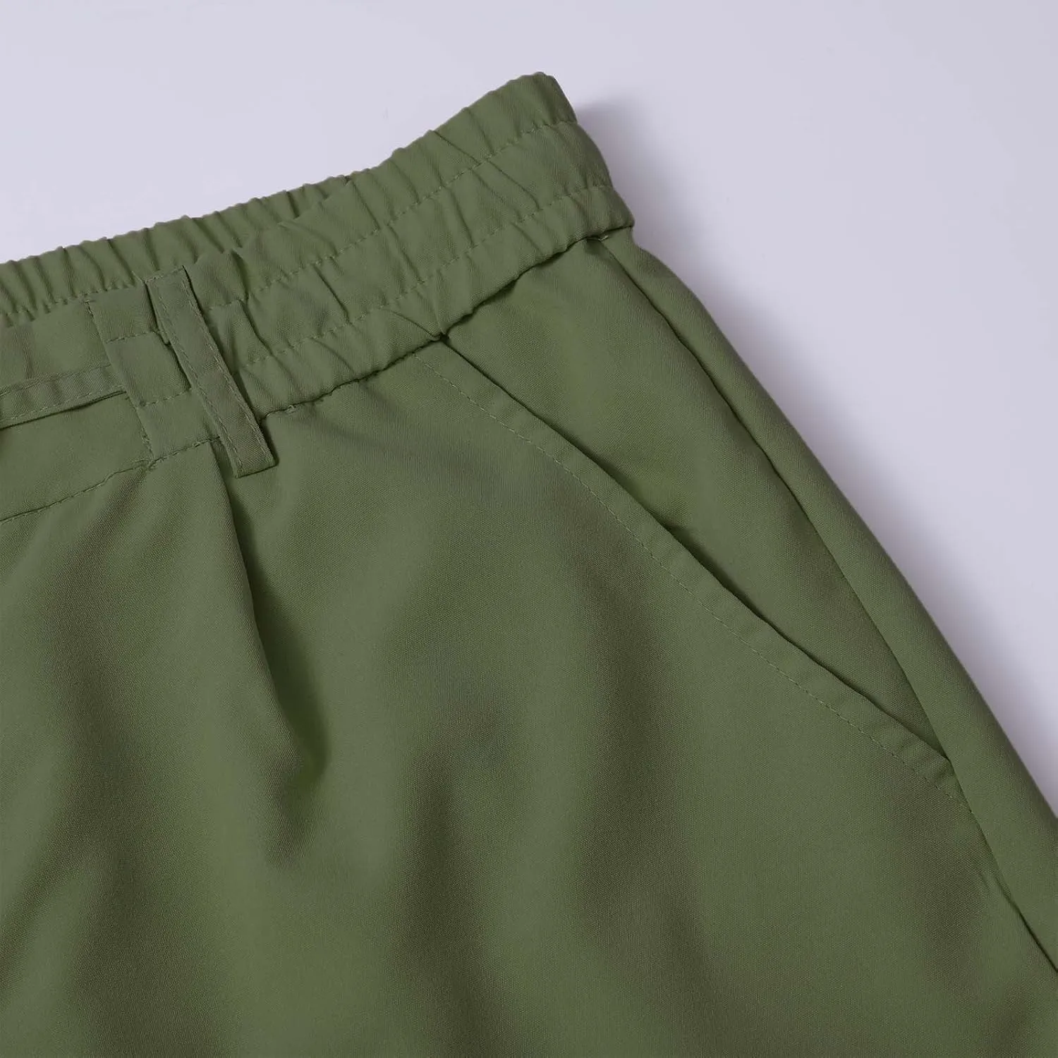 Mens Tapered Pants Casual Linen Pants Elastic Waist Slim Fit Beach Yoga Business Lightweight Cotton Trousers with Pockets