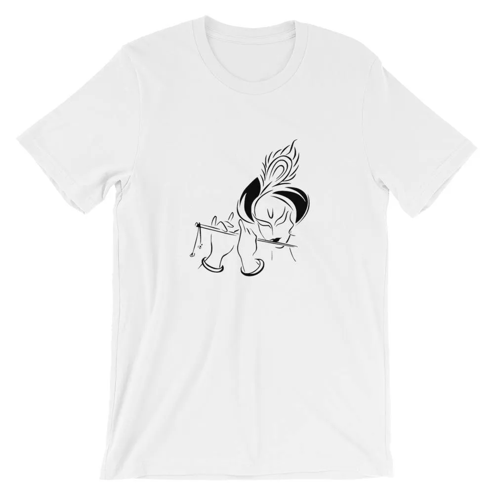 Mister Fab Krishna Men Round Neck printed T-Shirts