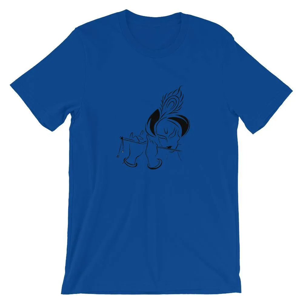 Mister Fab Krishna Men Round Neck printed T-Shirts
