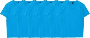 Multipack Cotton T-Shirt for Men Crew Neck Short Sleeve Loose Basic Tees Solid Color Stretch Plain Tee Tops