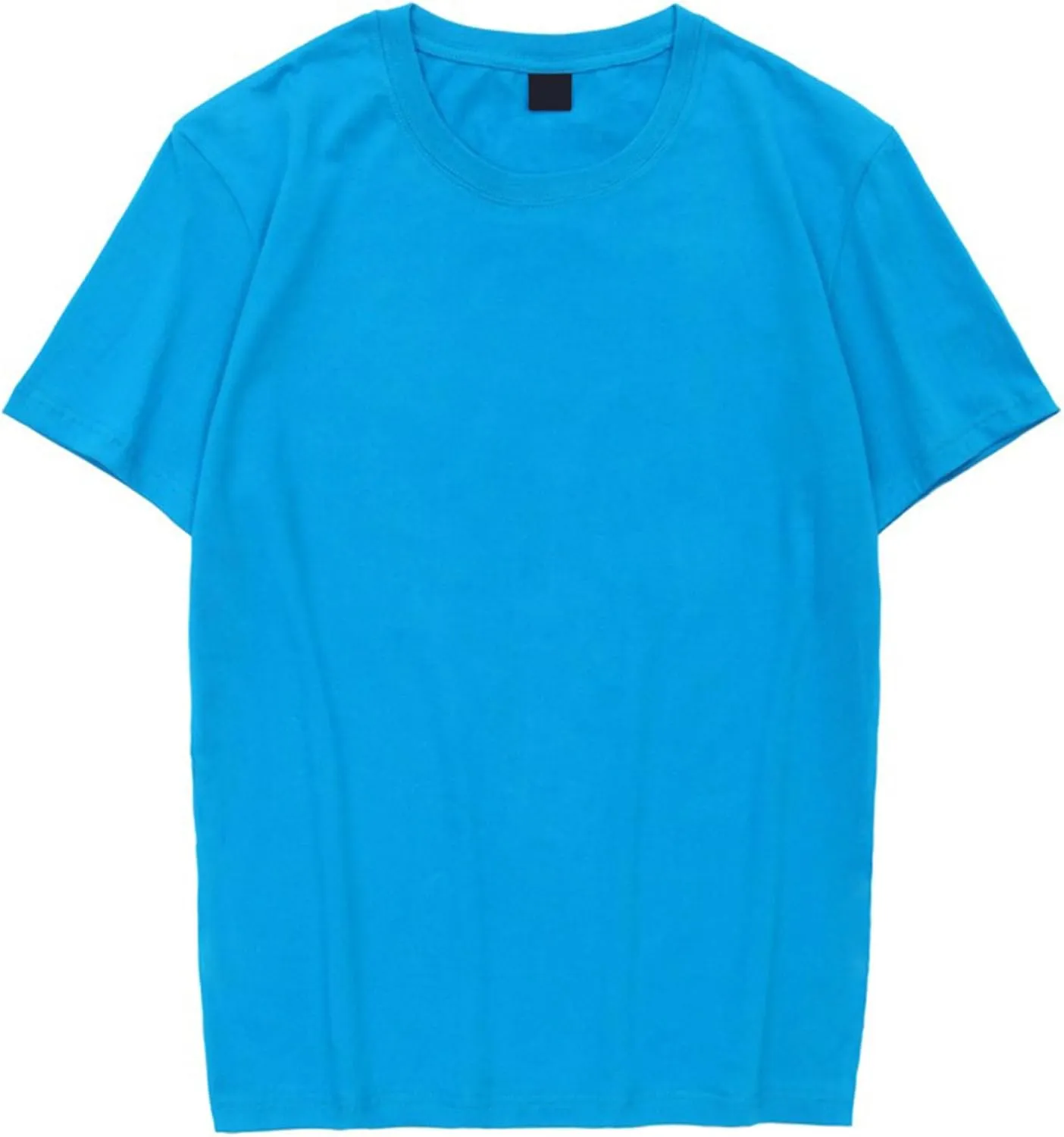 Multipack Cotton T-Shirt for Men Crew Neck Short Sleeve Loose Basic Tees Solid Color Stretch Plain Tee Tops
