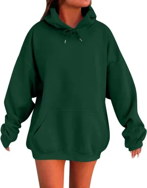 Oversized Hoodies for Women Trendy Casual Comfy Fleece Pullover Loose Fit Plus Size Cute Sweatshirts Winter