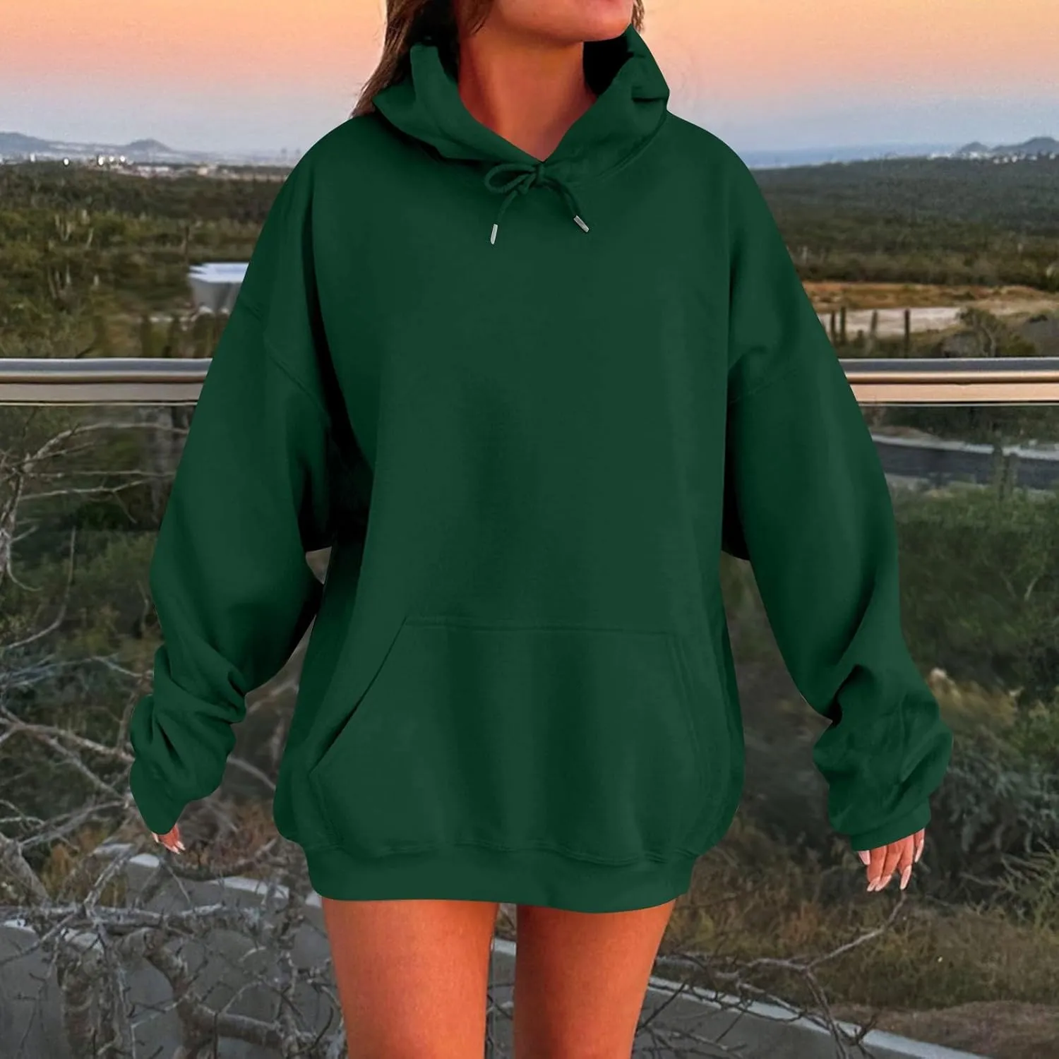 Oversized Hoodies for Women Trendy Casual Comfy Fleece Pullover Loose Fit Plus Size Cute Sweatshirts Winter
