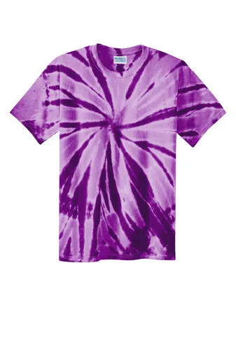 Port & Company Adult Tie-Dye Tee - Purple