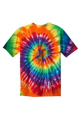 Port & Company Adult Tie-Dye Tee - Rainbow