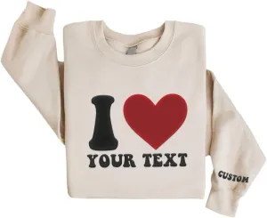 Premium Custom Text Embroidered Hoodie, Oversized Sweatshirts Women, Birthday Gifts Mothers Day- Size S to 4XL