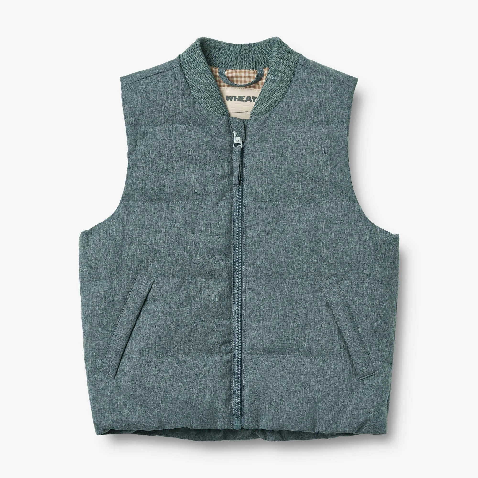 Puffer Waistcoat Andre - navy melange