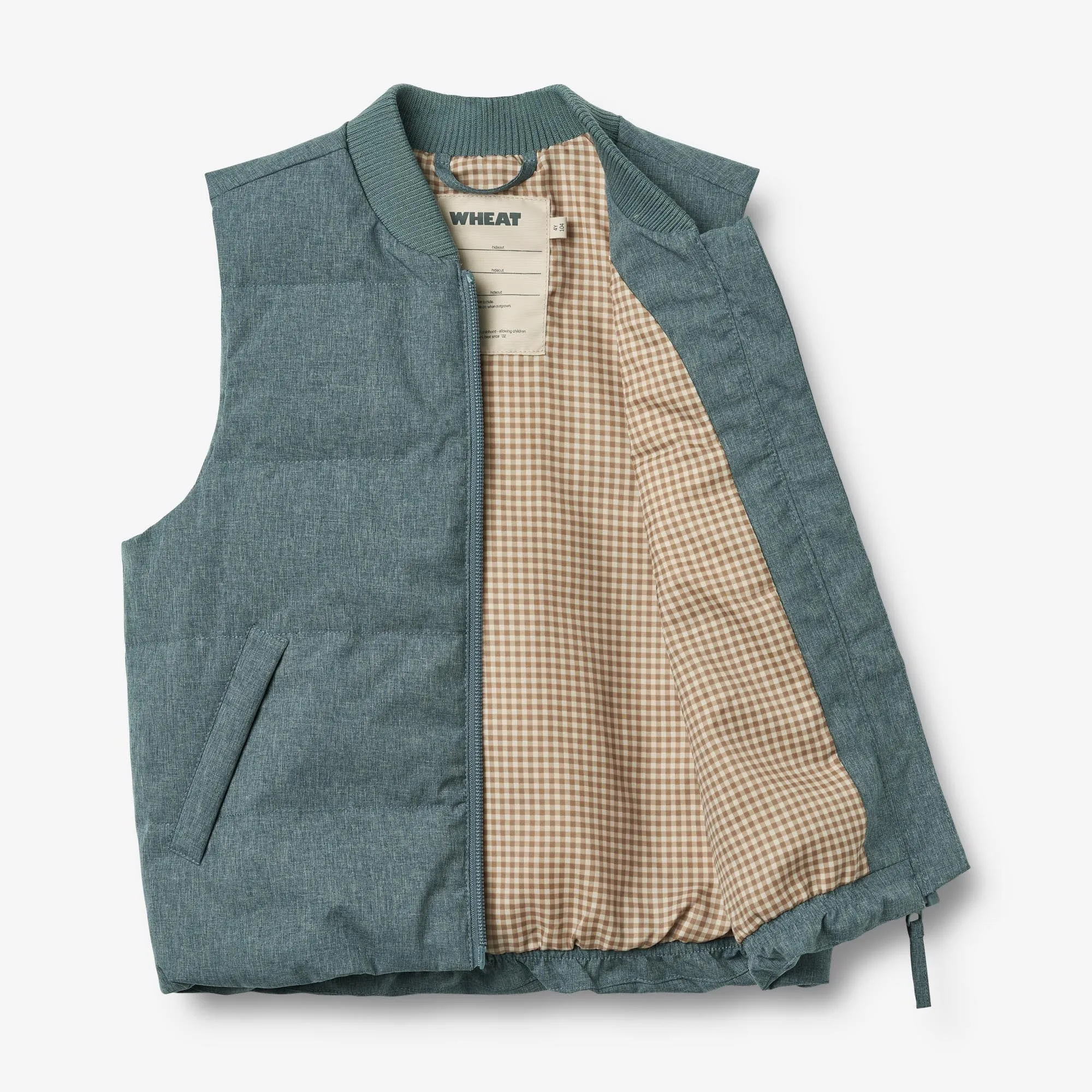 Puffer Waistcoat Andre - navy melange