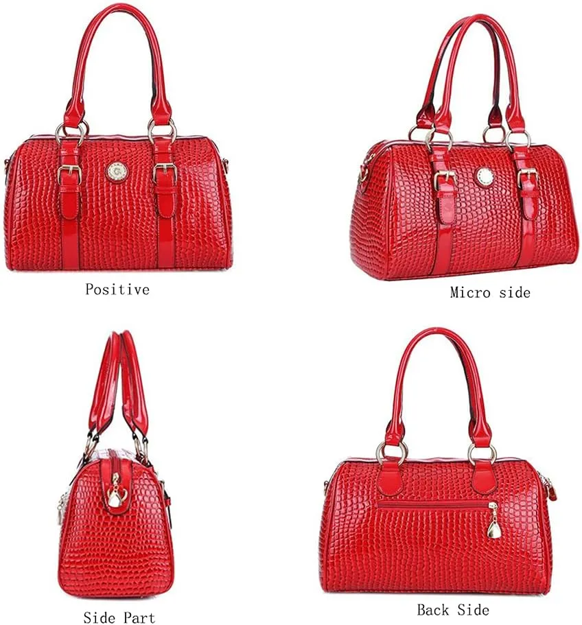 Purses and Handbags for Women Shoulder Crossbody Bags Top Handle Bags Satchel Clutch Wallet Set