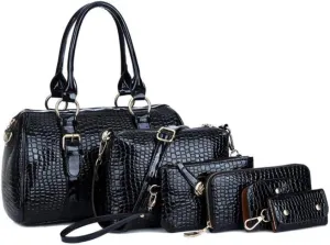 Purses and Handbags for Women Shoulder Crossbody Bags Top Handle Bags Satchel Clutch Wallet Set
