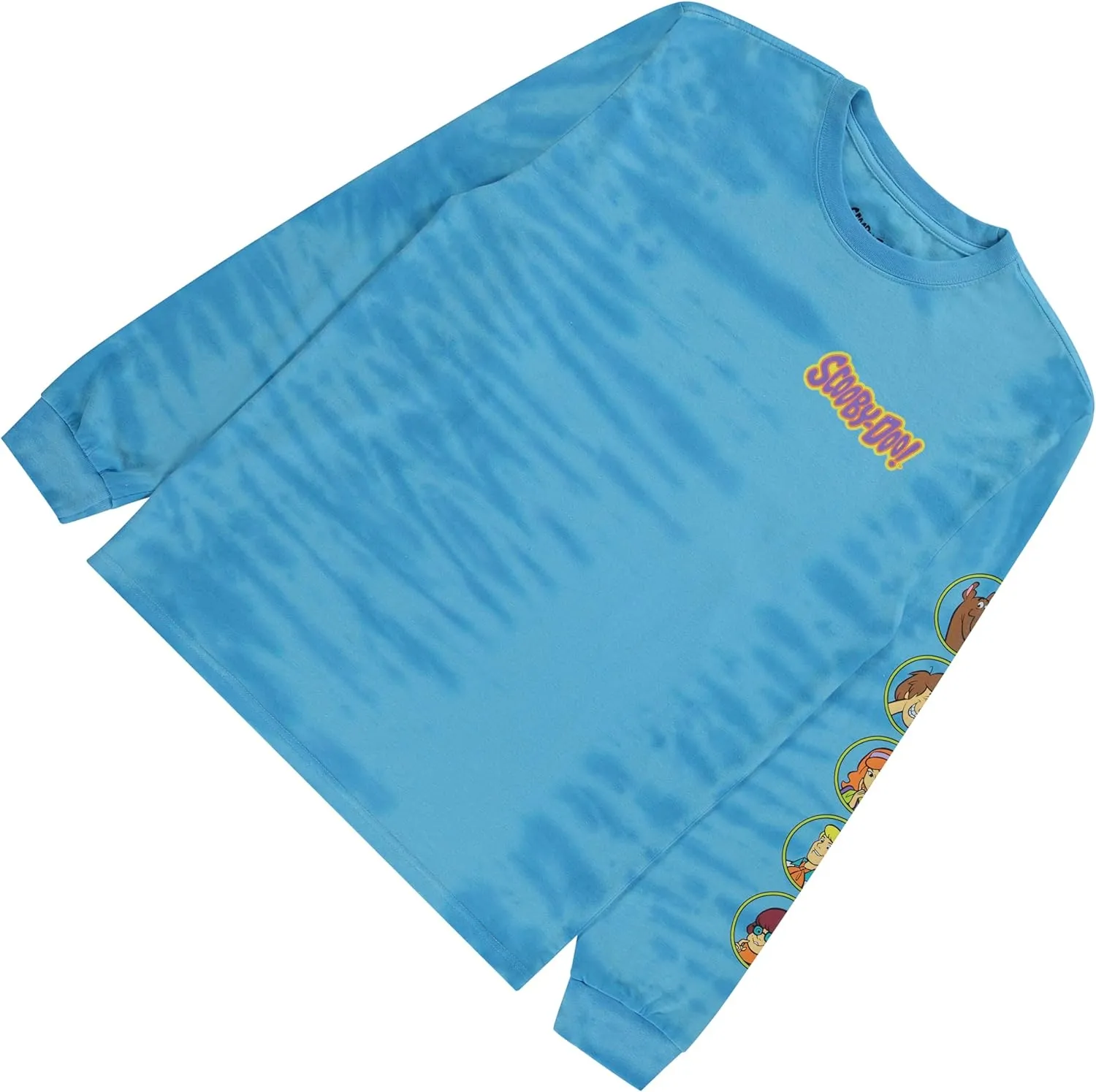 Scooby Doo Mens Throwback Shirt, Shaggy, Velma Tee - Throwback Classic Long Sleeve T-Shirt