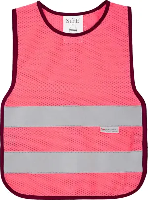 SIFE kids safety vest, made with 3m reflective material, safeguards our young adventurers