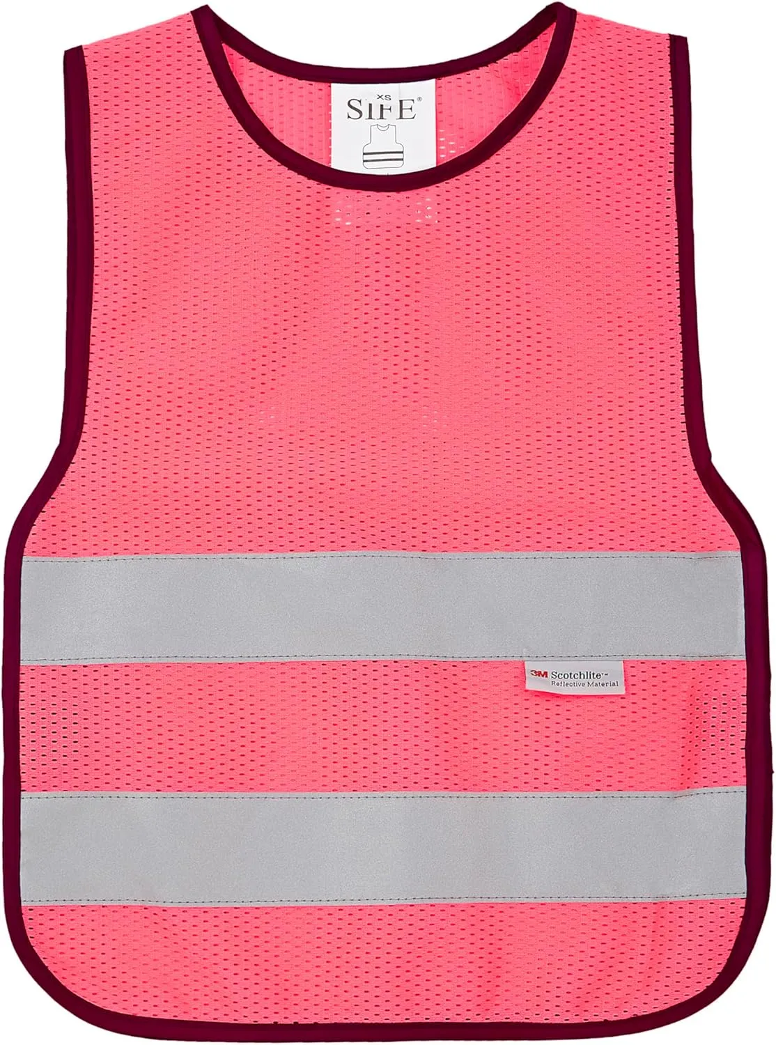 SIFE kids safety vest, made with 3m reflective material, safeguards our young adventurers