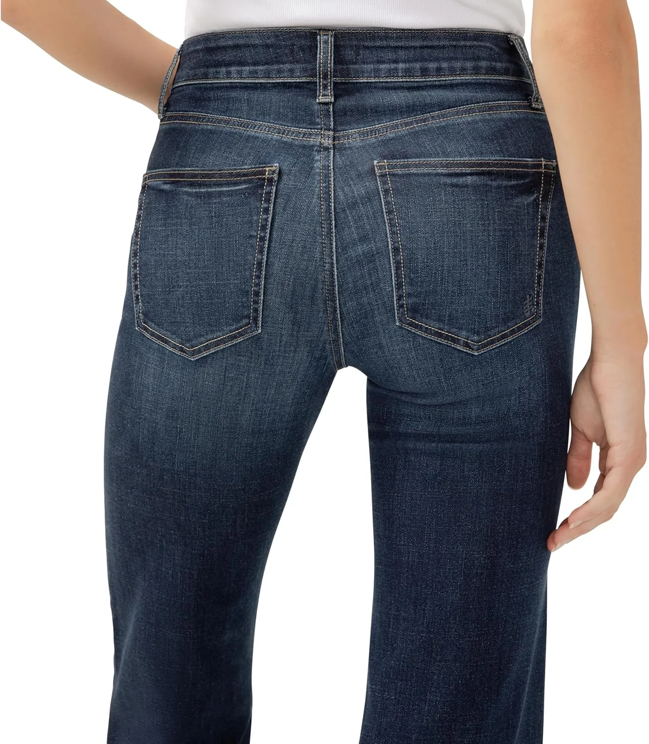 Silver Jeans Co. Womens Avery High Rise Curvy Fit Trouser Jeans