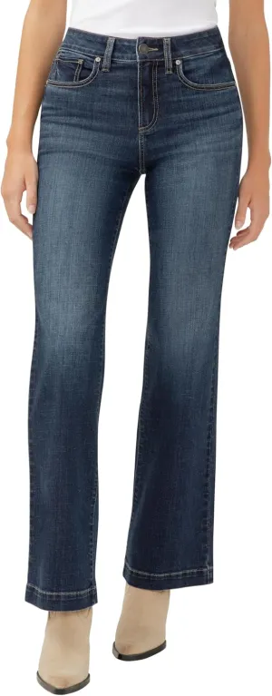 Silver Jeans Co. Womens Avery High Rise Curvy Fit Trouser Jeans