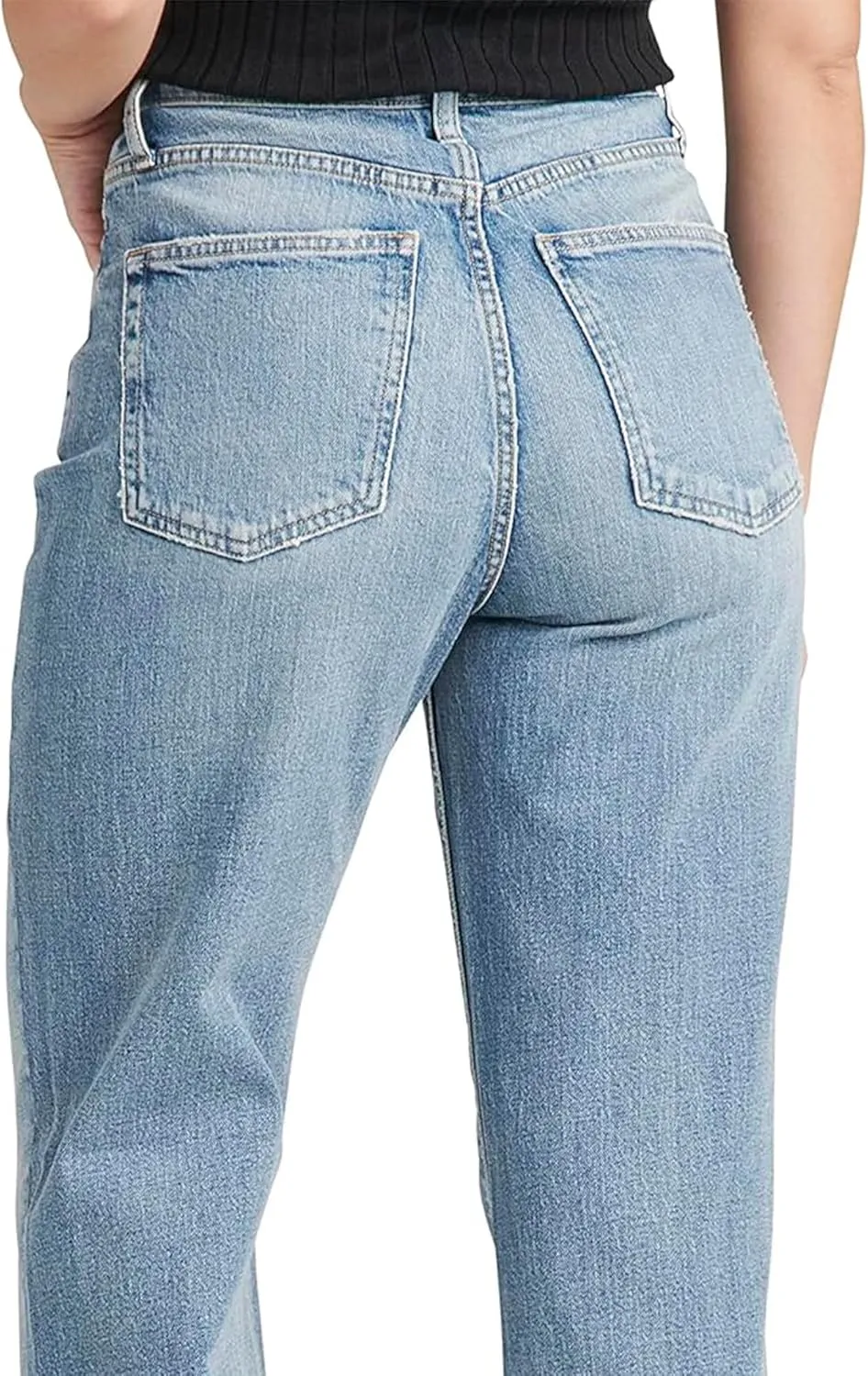 Silver Jeans Co. Women's Highly Desirable High Rise Trouser Leg Jeans