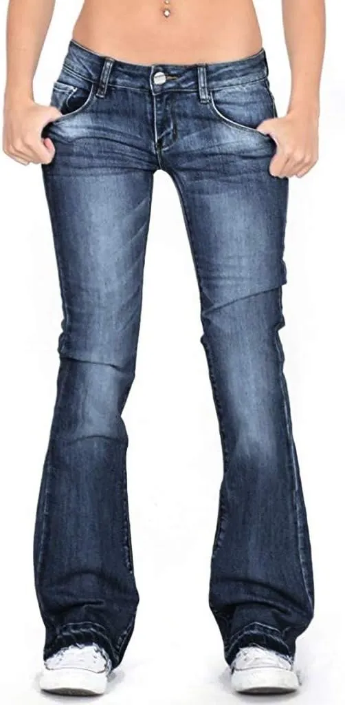 Straight Leg Jeans for Women Jeans Poket Pants Mid Casual Denim Lace Women's Jeans Clothes for Women Black Pants for
