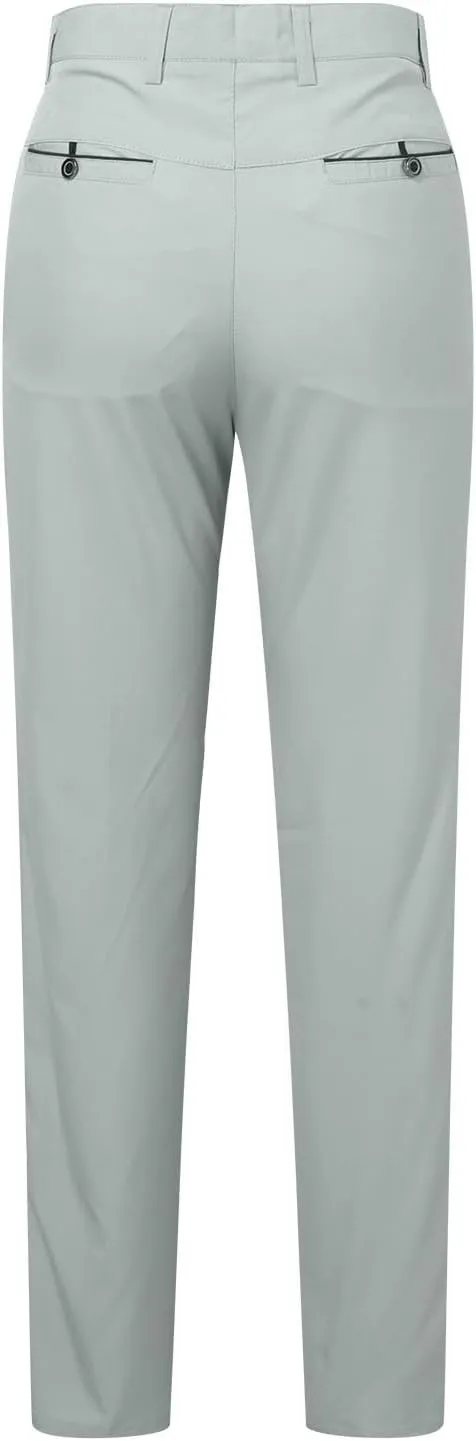 Suit Pants for Men's,Stretch Expandable Waist Chino Work Suit Pants Slim Fit Straight Leg Slacks Dress Trousers