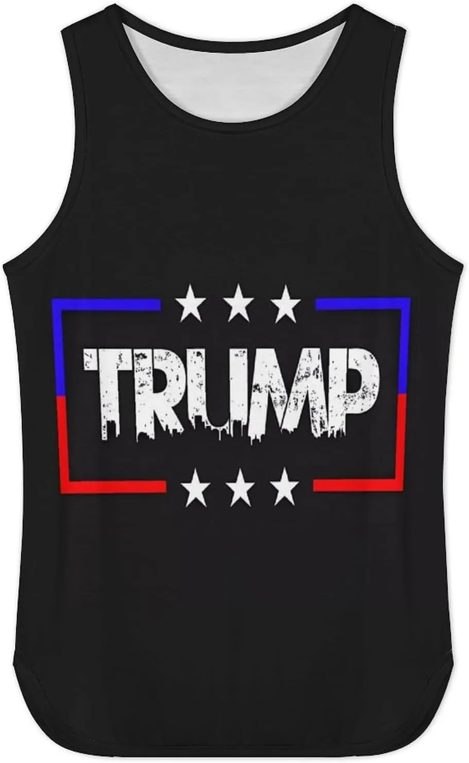 Tank Tops Trump Beach Summer Sleeveless Shirts Vacation Tanks Gym Tank T-Shirts Top for Men