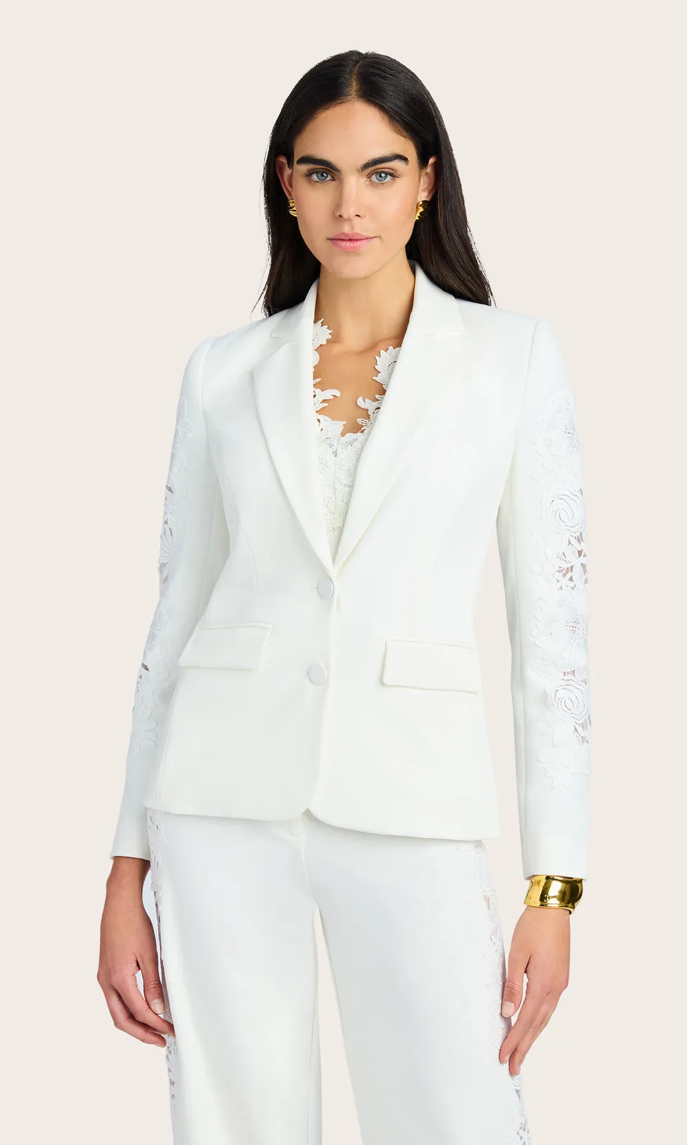 Venturi Lace Combo Blazer