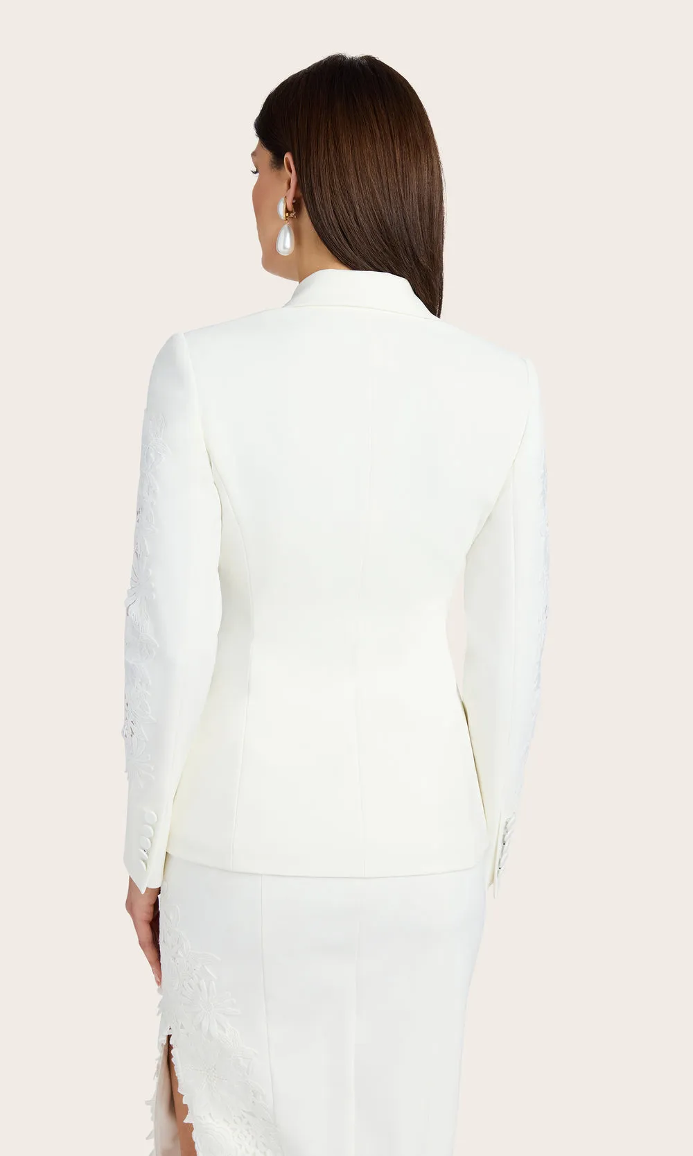 Venturi Lace Combo Blazer