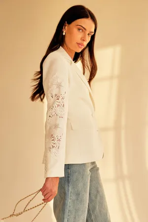 Venturi Lace Combo Blazer