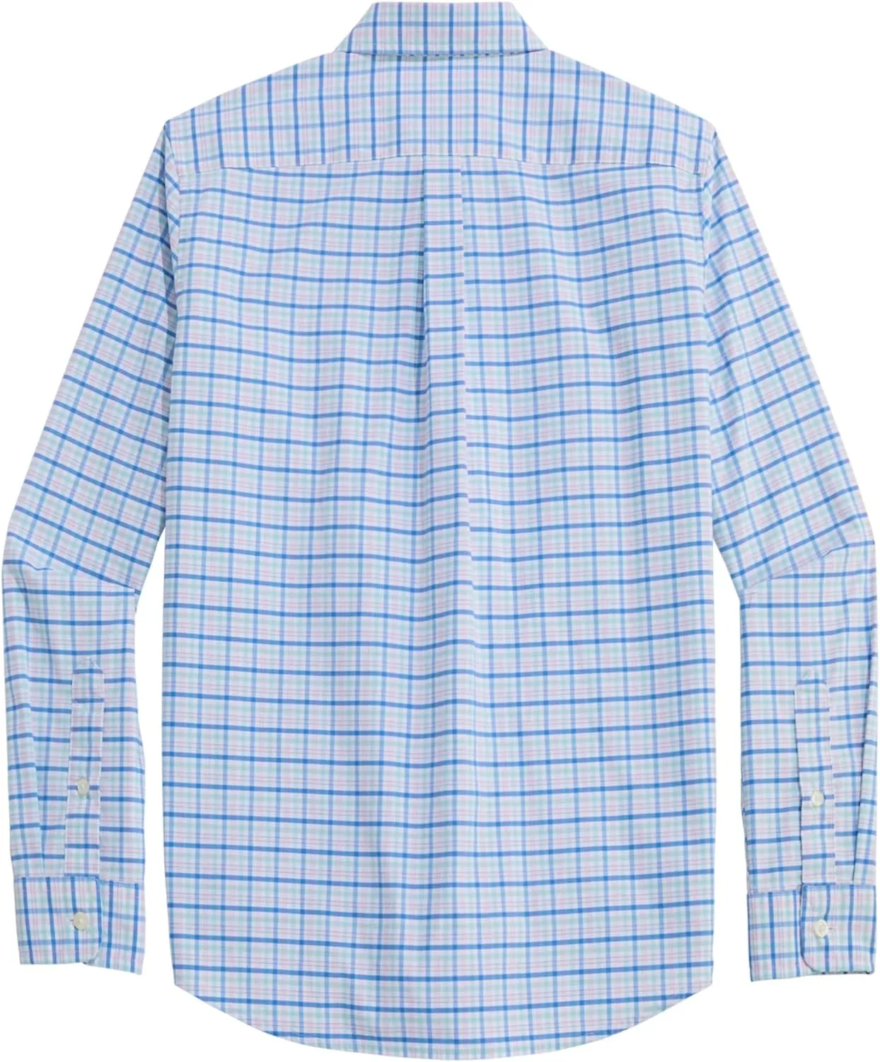 vineyard vines Boys Moorings Tattersall Performance Cotton Shirt