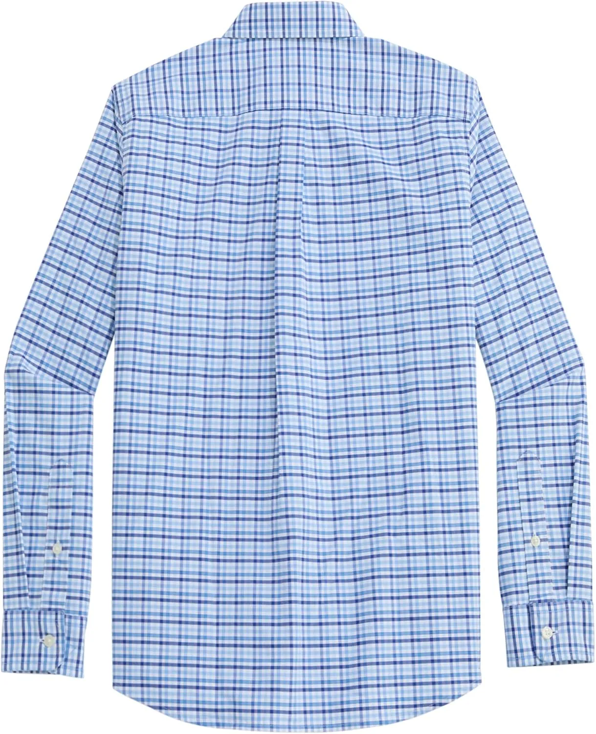 vineyard vines Boys Moorings Tattersall Performance Cotton Shirt
