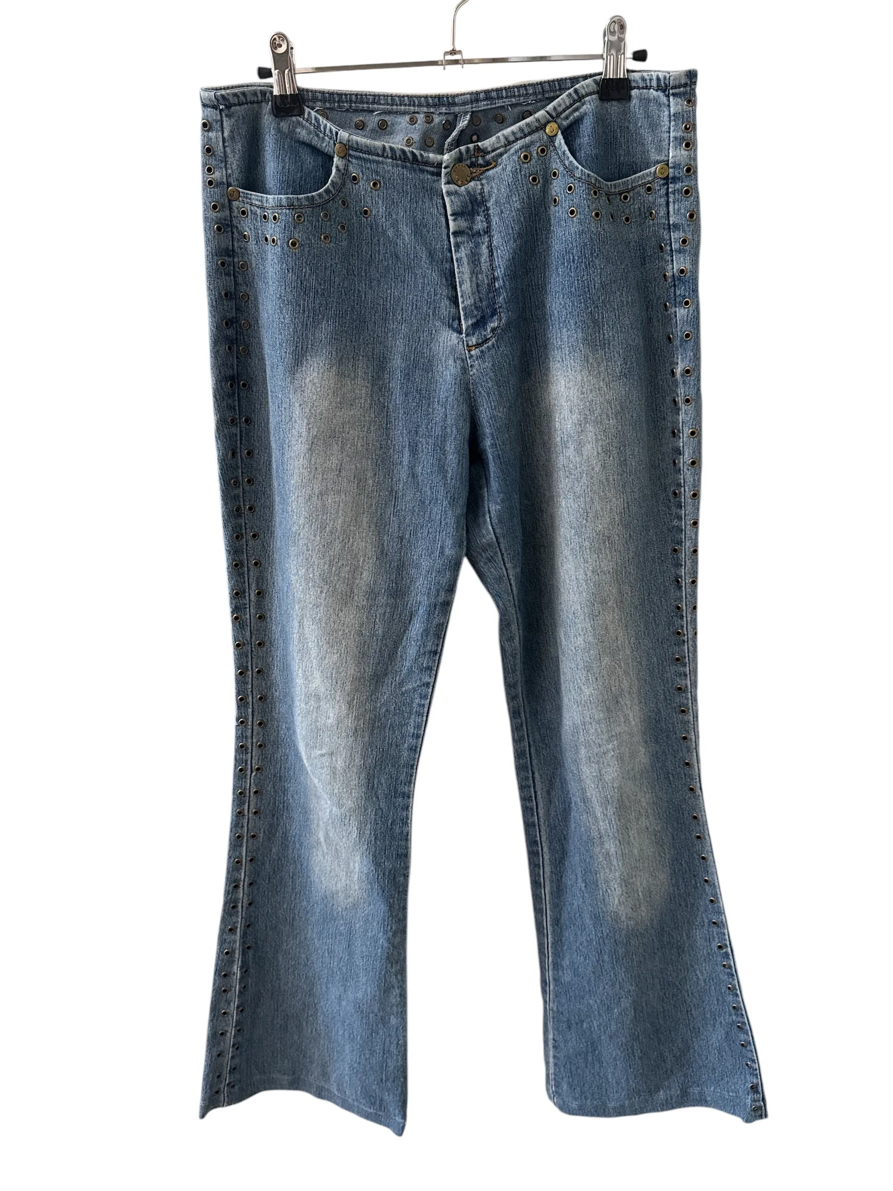 Vintage eyelet jeans