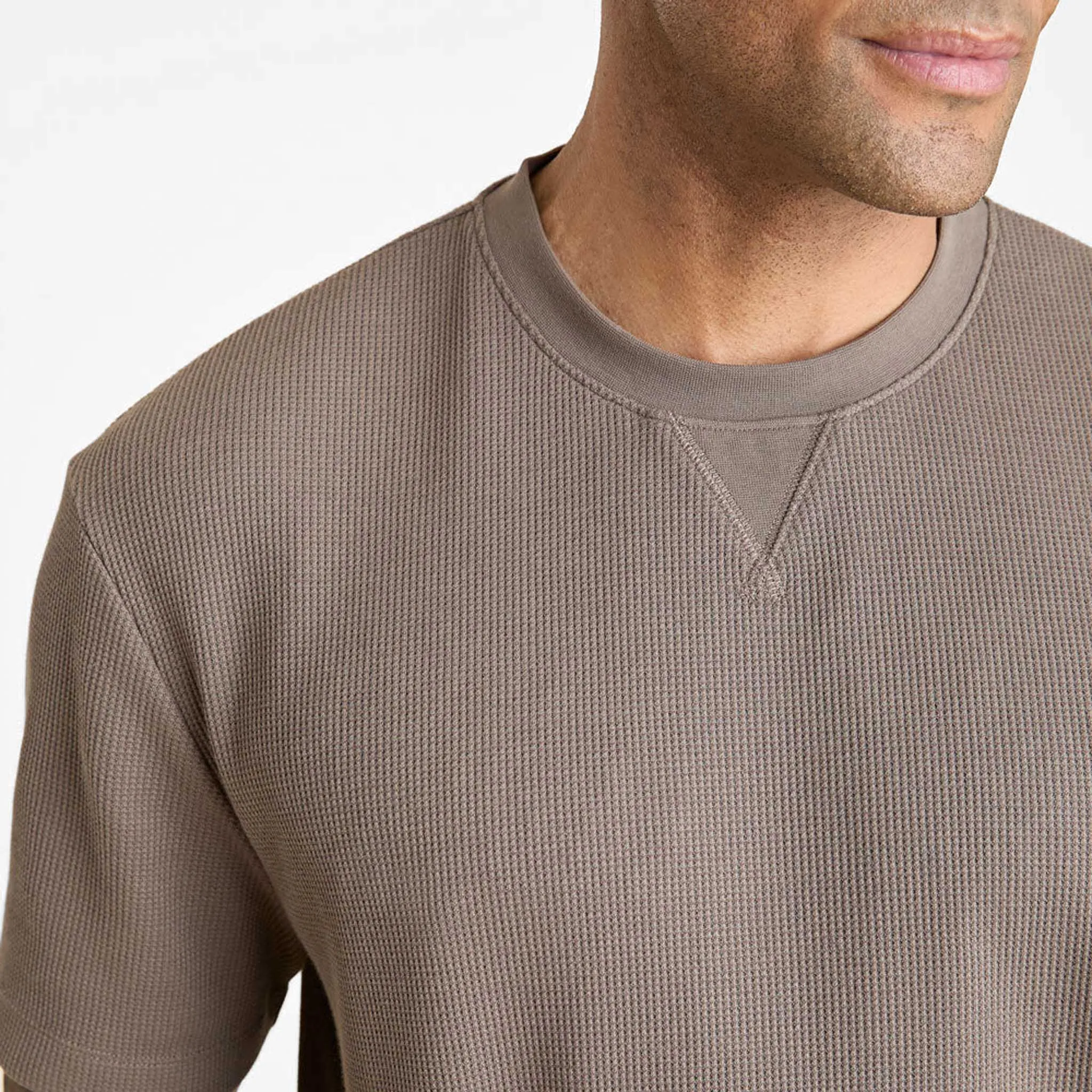 Waffle T-Shirt | Mocha