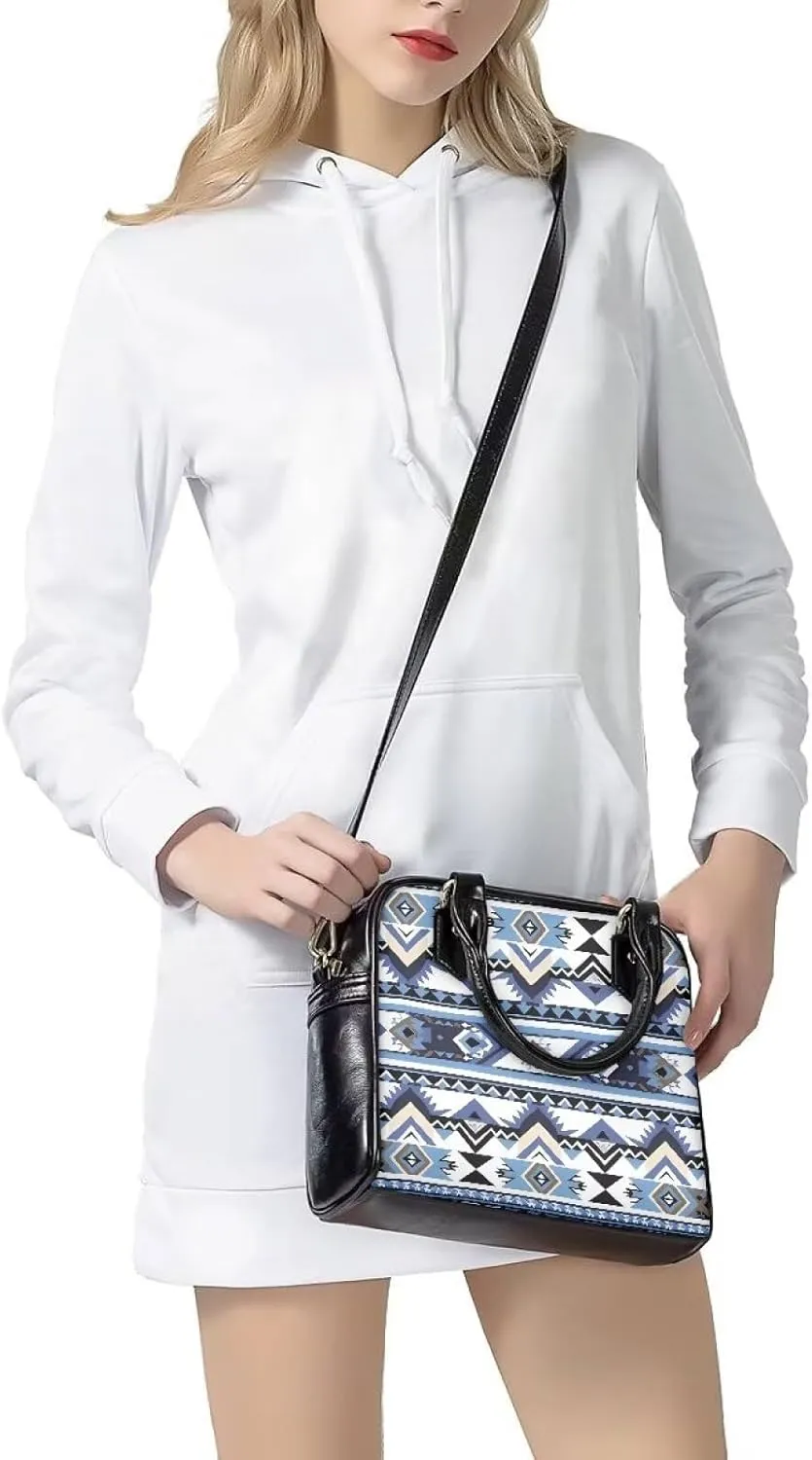 Western Handbags for Women Crossbody Tote Purse Leather Top Handle Bags for Travel Shopping Work