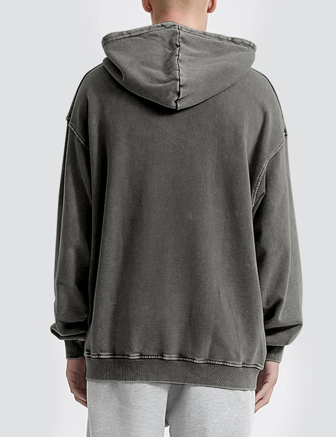 Women Mens Oversized Hoodies Pullover Acid Wash Cotton Vintage Hooded Sweatshirt Men Fleece Hoodie Streetwear