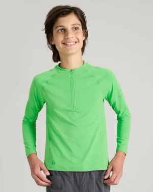 WTR-Seeker Boys' Splash Long Sleeve Top - Lizzard