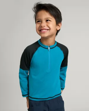 WTR-Seeker Kids' Splash Long Sleeve Top - Eddy/Meteor