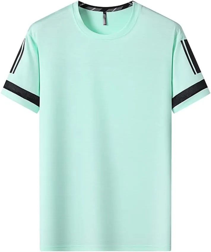 Youllyuu Quick Dry Sport T Shirt Men 2023 Short Sleeves Summer Casual Oversize T-Shirts Gym Top Tees