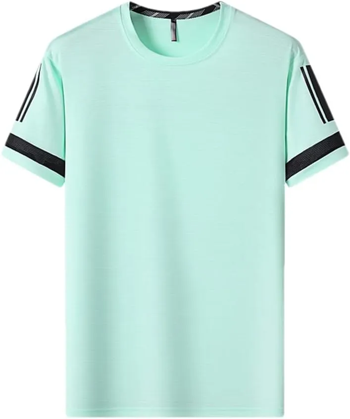 Youllyuu Quick Dry Sport T Shirt Men 2023 Short Sleeves Summer Casual Oversize T-Shirts Gym Top Tees
