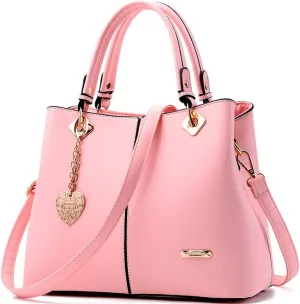 ZiMing Women Handbag Satchel Bag Faux Leather Top Handle Bags Tote Bag Ladies Shoulder Bag Briefcase