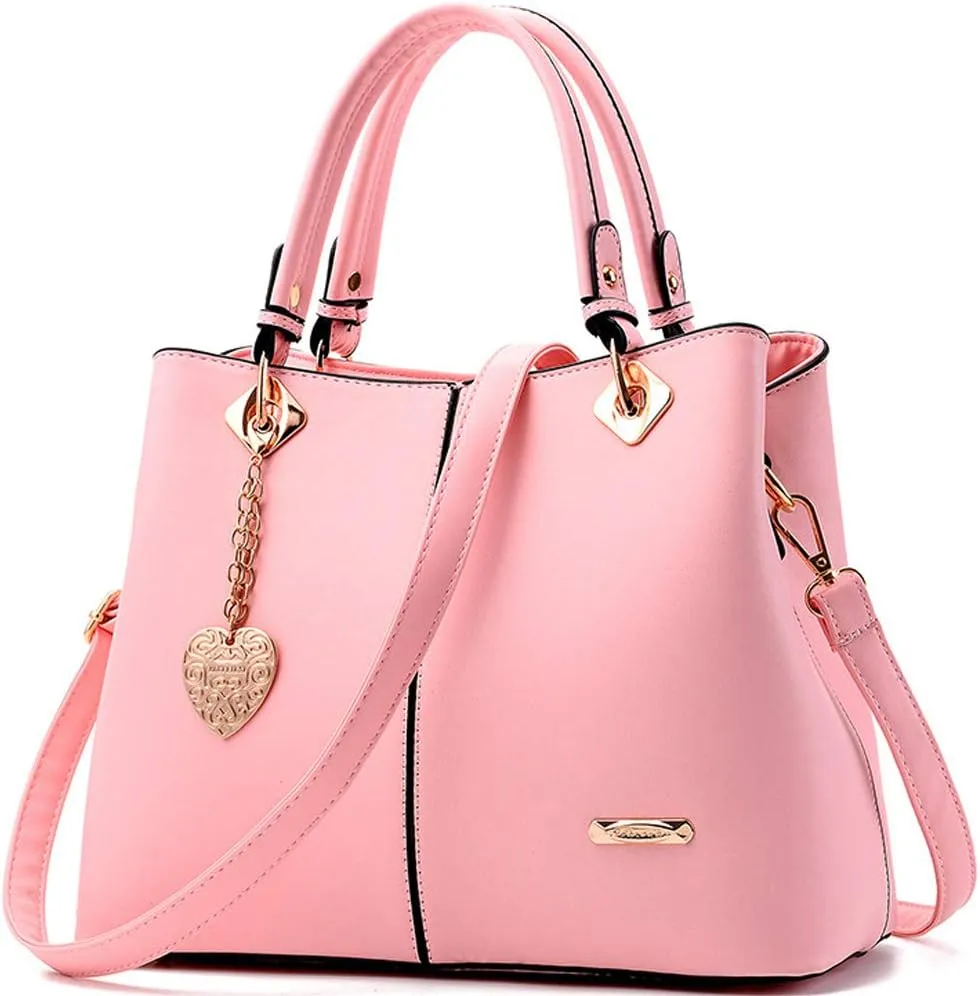 ZiMing Women Handbag Satchel Bag Faux Leather Top Handle Bags Tote Bag Ladies Shoulder Bag Briefcase