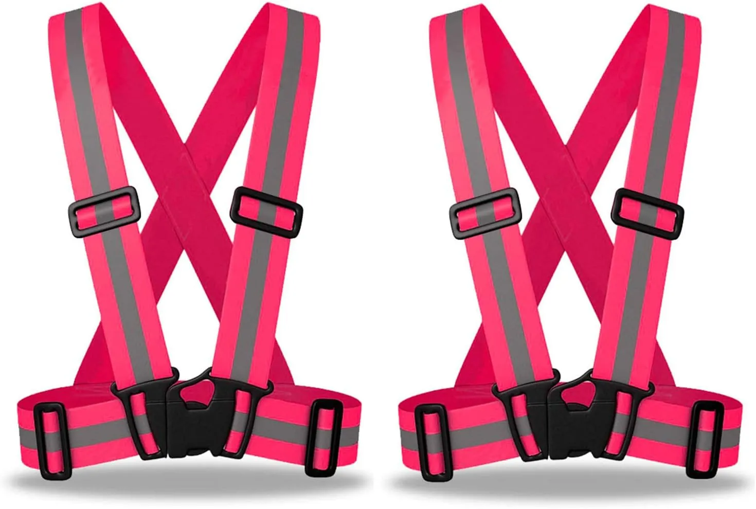 ZOJO Kids Reflective Vest 2pcs | Lightweight, Adjustable | for Running,Cycling